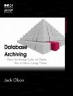 Image for Database archiving: how to keep lots of data for a very long time