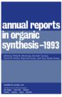 Image for Annual Reports in Organic Synthesis 1993: 1993