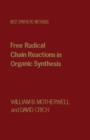Image for Free radical chain reactions in organic synthesis