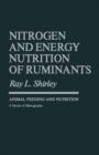 Image for Nitrogen and energy nutrition of ruminants