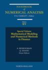 Image for Mathematical modeling and numerical methods in finance