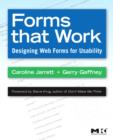 Image for Forms that work: designing Web forms for usability
