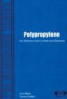 Image for Polypropylene: the definitive user&#39;s guide and databook