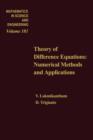 Image for Theory of difference equations: numerical methods and applications