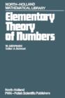 Image for Elementary Theory of Numbers.