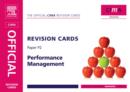 Image for CIMA Revision Cards Performance Management
