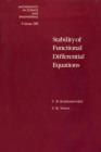 Image for Stability of Functional Differential Equations.: Academic Press Inc.,u.s.