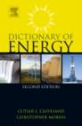 Image for Dictionary of energy
