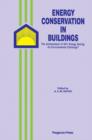 Image for Energy conservation in buildings