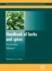 Image for Handbook of herbs and spicesVolume 1
