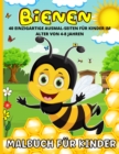 Image for Bienen Malbuch : Honig Biene Malbuch fur Kinder Ab 3 - Bienen, Baren und Honig Malbuch 40 Spass Malerei Seiten - Malbuch fur Jungen und Madchen