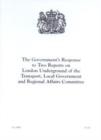 Image for London Underground : Governments Response to the Committees 2nd and 7th Report