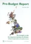 Image for The strength to take the long-term decisions for Britain : seizing the opportunities of the global recovery, pre-budget report December 2003
