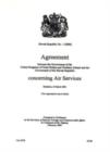 Image for Agreement between the government of the United Kingdom of Great Britain and Northern Ireland and the government of the Slovak Republic concerning air services
