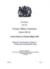 Image for First report from the Foreign Affairs Committee, session 2005-06 : annual report on human rights 2005, response of the Secretary of State for Foreign and Commonwealth Affairs
