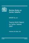 Image for Review Body on Senior Salaries twenty-ninth report on senior salaries 2007