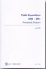 Image for Public expenditure 2006-2007 provisional outturn