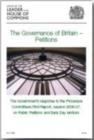 Image for The governnance of Britain - petitions : the Government&#39;s response to the Procedure Committee&#39;s first report, session 2006-07, on public petitions and early day motions