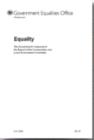 Image for Equality : the Government&#39;s response to the report of the Communities and Local Government Committee