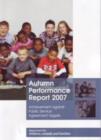 Image for Department for Children, Schools and Families : autumn performance report 2007, achievement against public service agreement targets