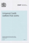 Image for Universal credit  : welfare that works