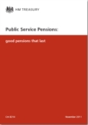 Image for Public Service Pensions : Good Pensions That Last