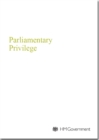 Image for Parliamentary privilege