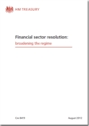 Image for Financial sector resolution