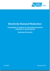 Image for Electricity demand reduction