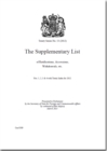 Image for The supplementary list