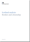Image for Scotland analysis : borders and citizenship