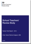 Image for School Teachers&#39; Review Body twenty-third report - 2014