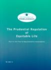 Image for The prudential regulation of Equitable Life