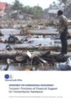 Image for Tsunami : provision of financial support for humanitarian assistance, Department for International Development