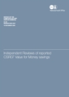 Image for Independent reviews of reported CSR07 value for money savings