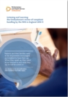 Image for Listening and Learning : The Ombudsman&#39;s Review of Complaint Handling by the NHS in England 2010-11, Tenth Report of the Health Service Commissioner for England Session 2010-12