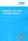 Image for Statutory Security of Supply Report