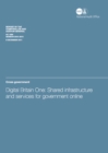 Image for Digital Britain One : Shared Information and Services for Government Online, Cross Government