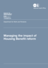 Image for Managing the impact  of housing benefit reform : Department for Work and Pensions