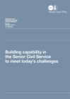 Image for Building capability in the Senior Civil Service to meet today&#39;s challenges