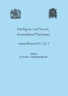 Image for Intelligence and Security Committee of Parliament annual report 2012-2013