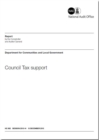 Image for Council Tax support : Department for Communities and Local Government