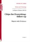 Image for Chips for everything : follow-up, report with evidence, 1st report of session 2003-04