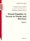 Image for Sexual equality in access to goods and services