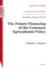 Image for The future financing of the Common Agricultural Policy