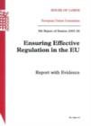 Image for Ensuring effective regulation in the EU : report with evidence, 9th report of session 2005-06