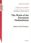 Image for The work of the European Ombudsman