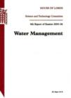 Image for Water management  : 8th report of Session 2005-06Vol. 1: Report