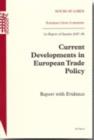 Image for Current developments in European trade policy