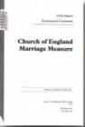 Image for Church of England Marriage Measure